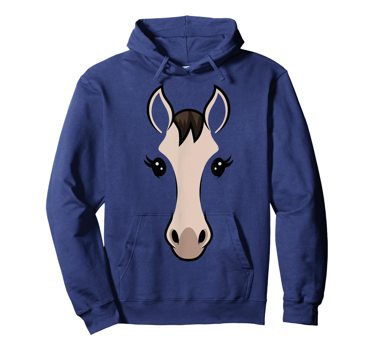 Horse Face Tshirt Costume Kids Women Cute Halloween Themed T-Shirt