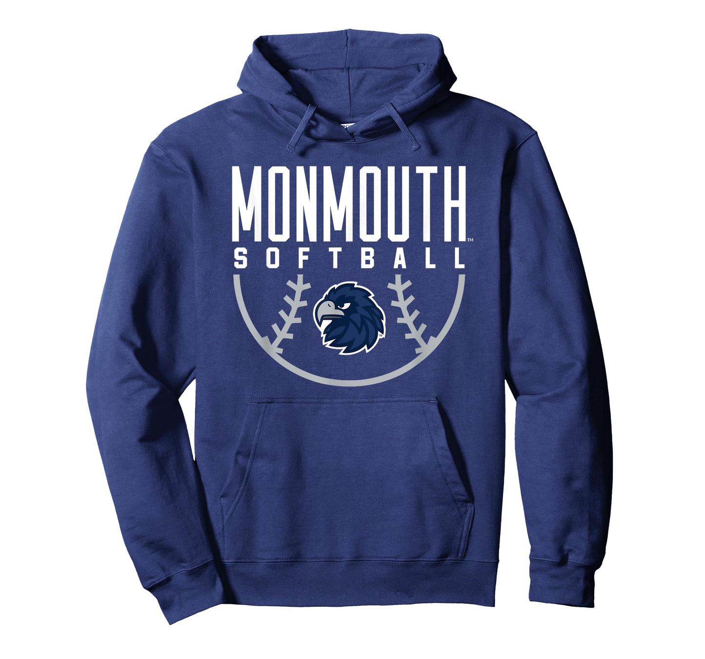 Monmouth University Hawks Softball Arch T-Shirt