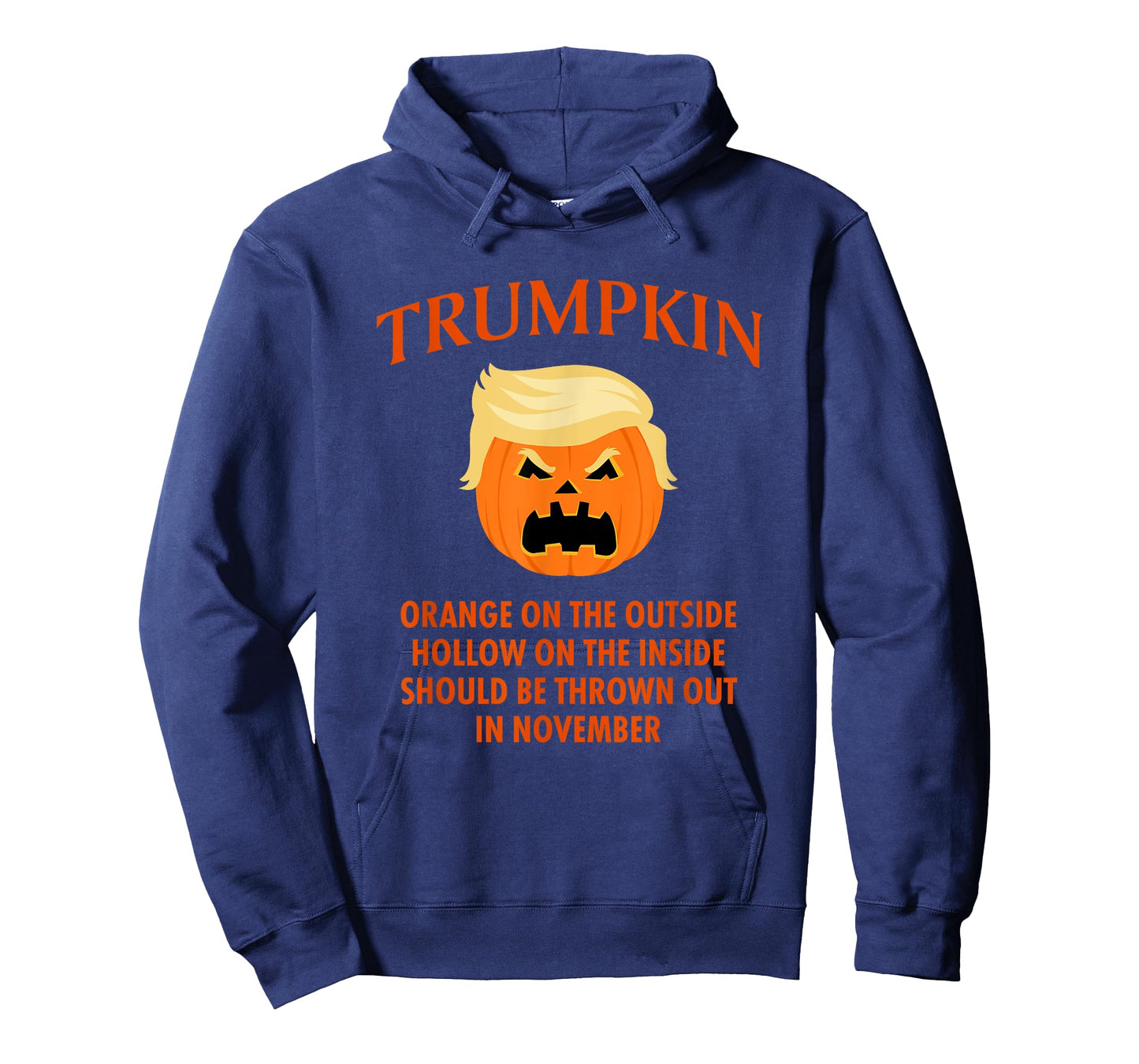 Trumpkin Orange On The Outside... Funny Halloween T-Shirt