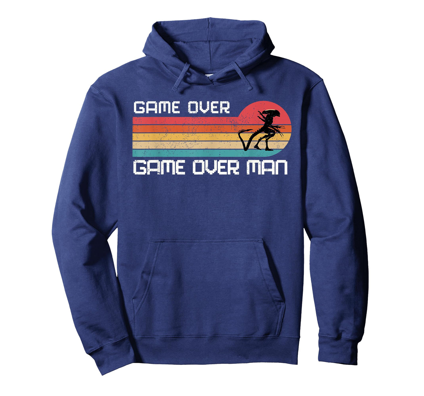 Novawarez Alien Game Over Man Unisex-Adults T-Shirt Black Small Alien-Themed Halloween T-Shirt