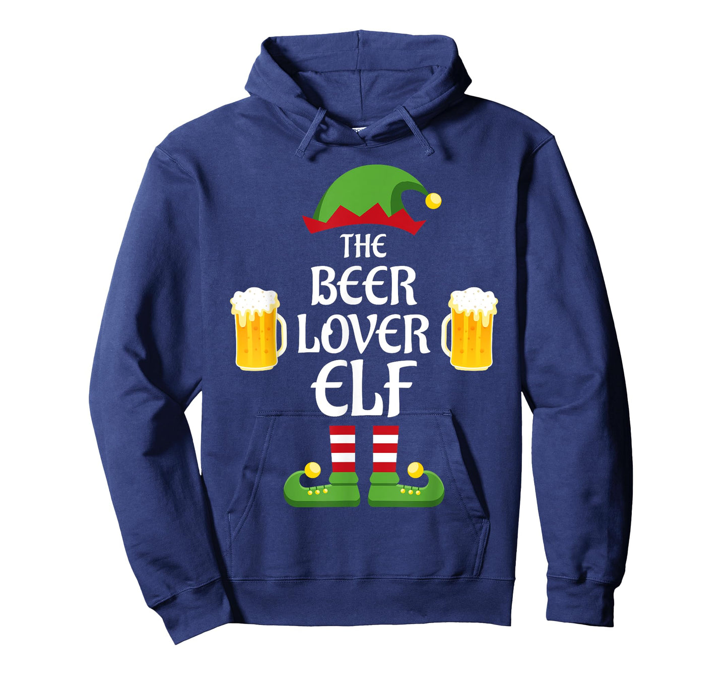 Beer Lover Elf Family Matching Group Christmas T-Shirt