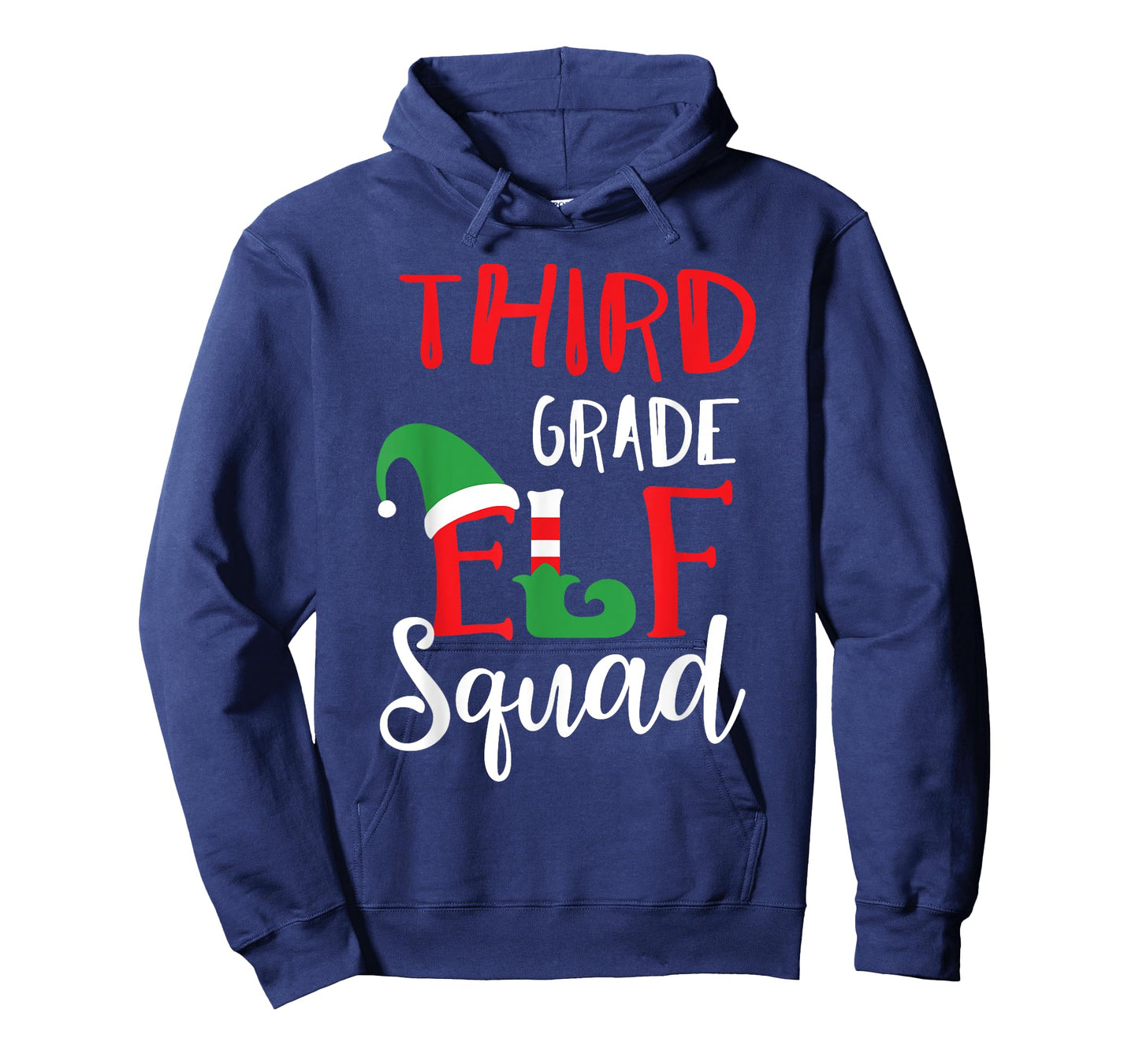 Elf Squad Third Grade Christmas Teacher Top T-Shirt