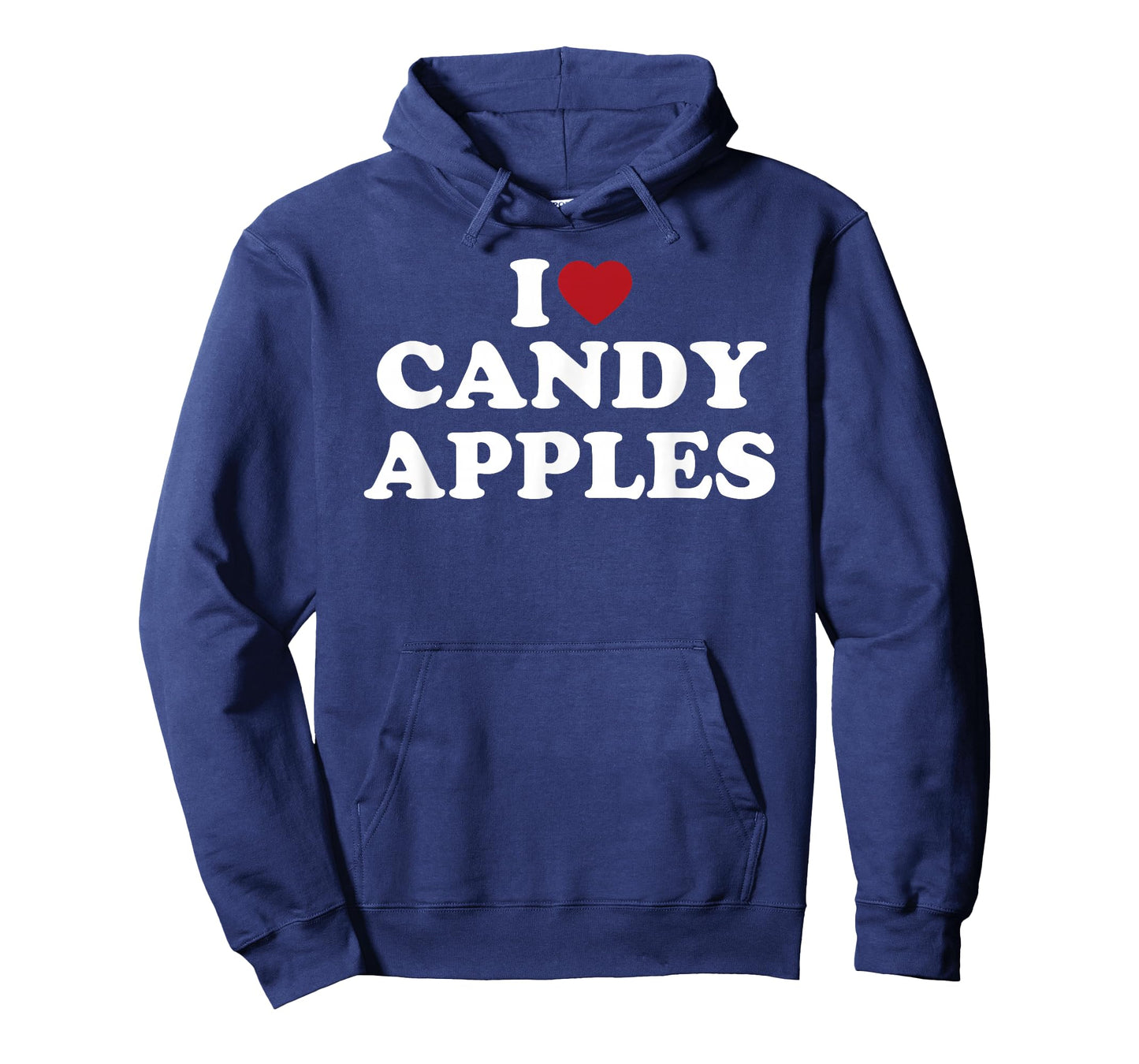 I Love Candy Apples Funny Sweet Dessert Treat Design T-Shirt