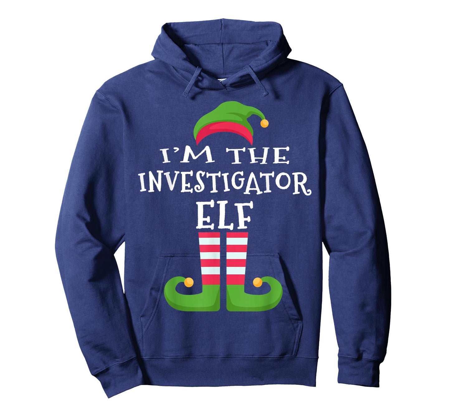 I'm The INVESTIGATOR Elf T-Shirt Family Matching Christmas T-Shirt