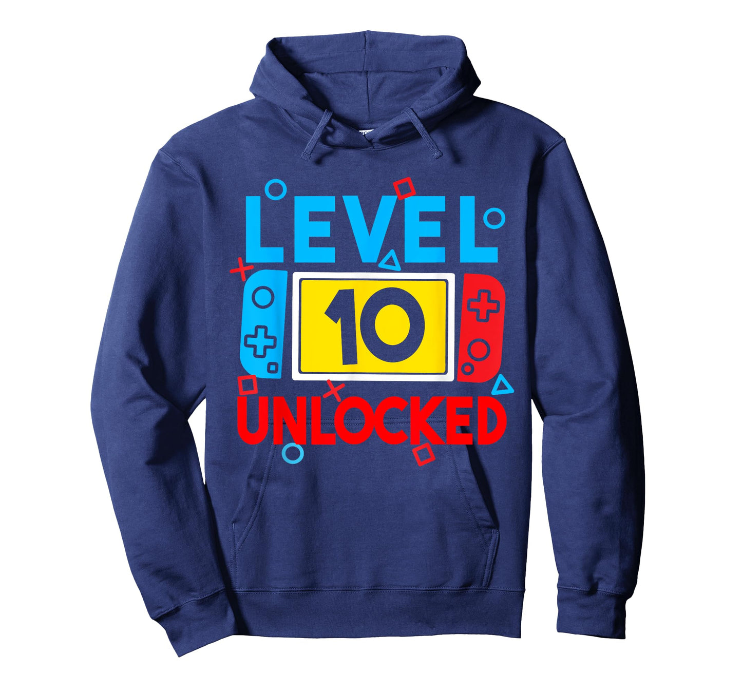 Level 10 Unlocked Gamer 10th Birthday Video Game Boys Girls T-Shirt