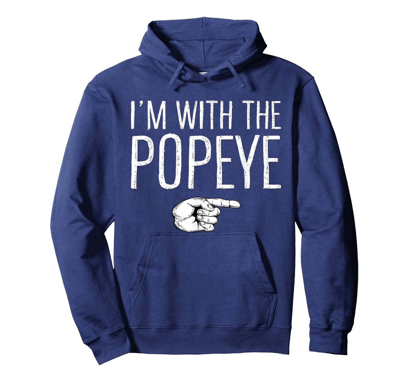 I'm With The Popeye Matching Costume Lazy Halloween Party T-Shirt