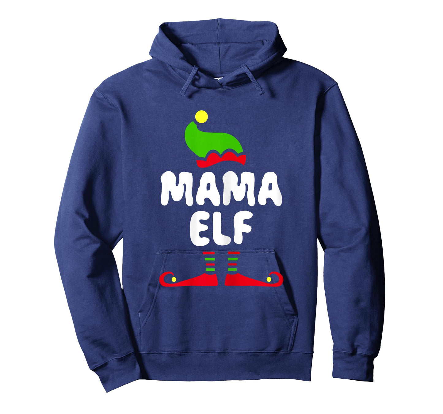 Mama Elf Shirt Women Matching Elf Mama Christmas T-Shirt