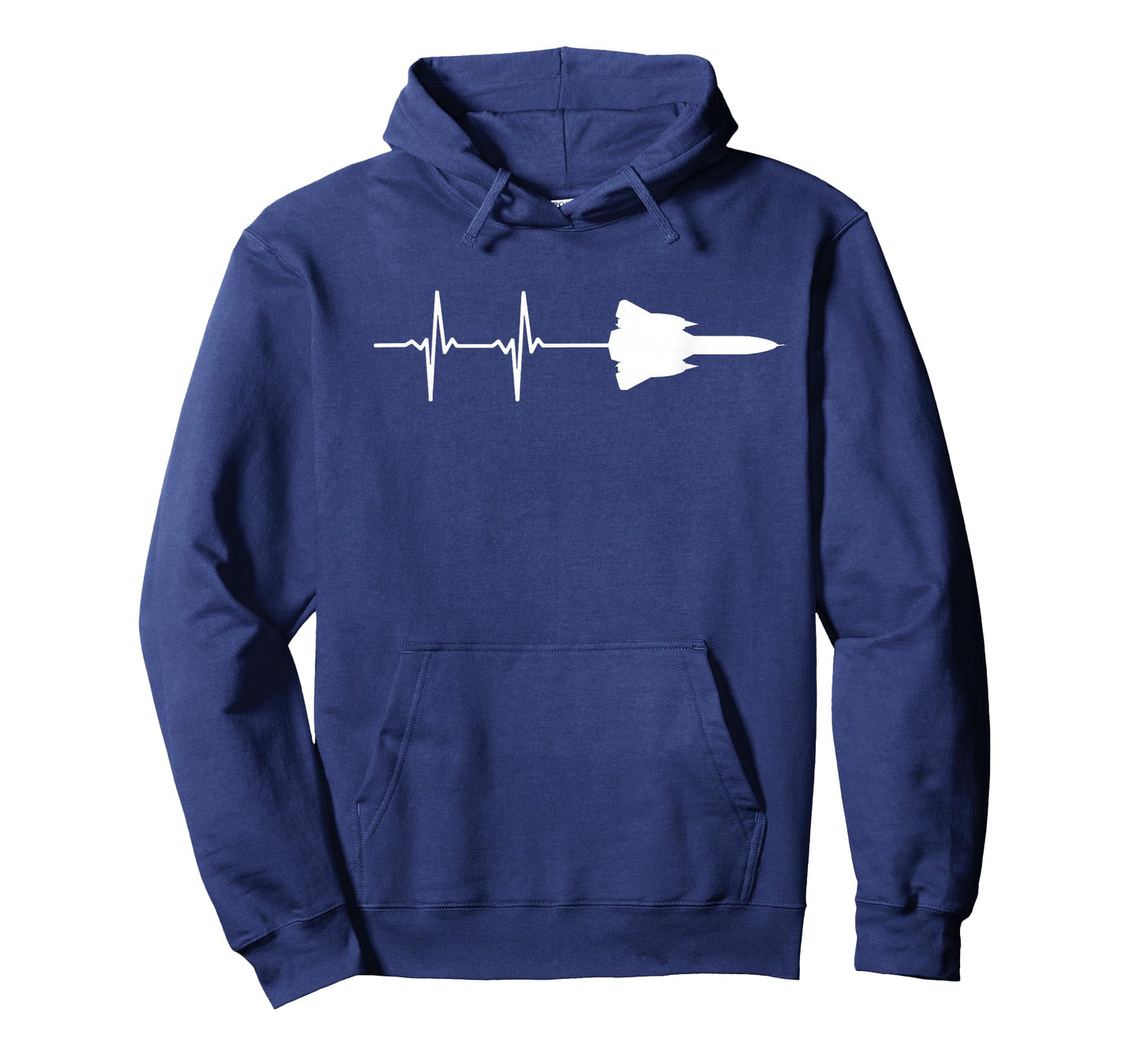 EKG Heartbeat SR-71 Blackbird Military Plane T-Shirt
