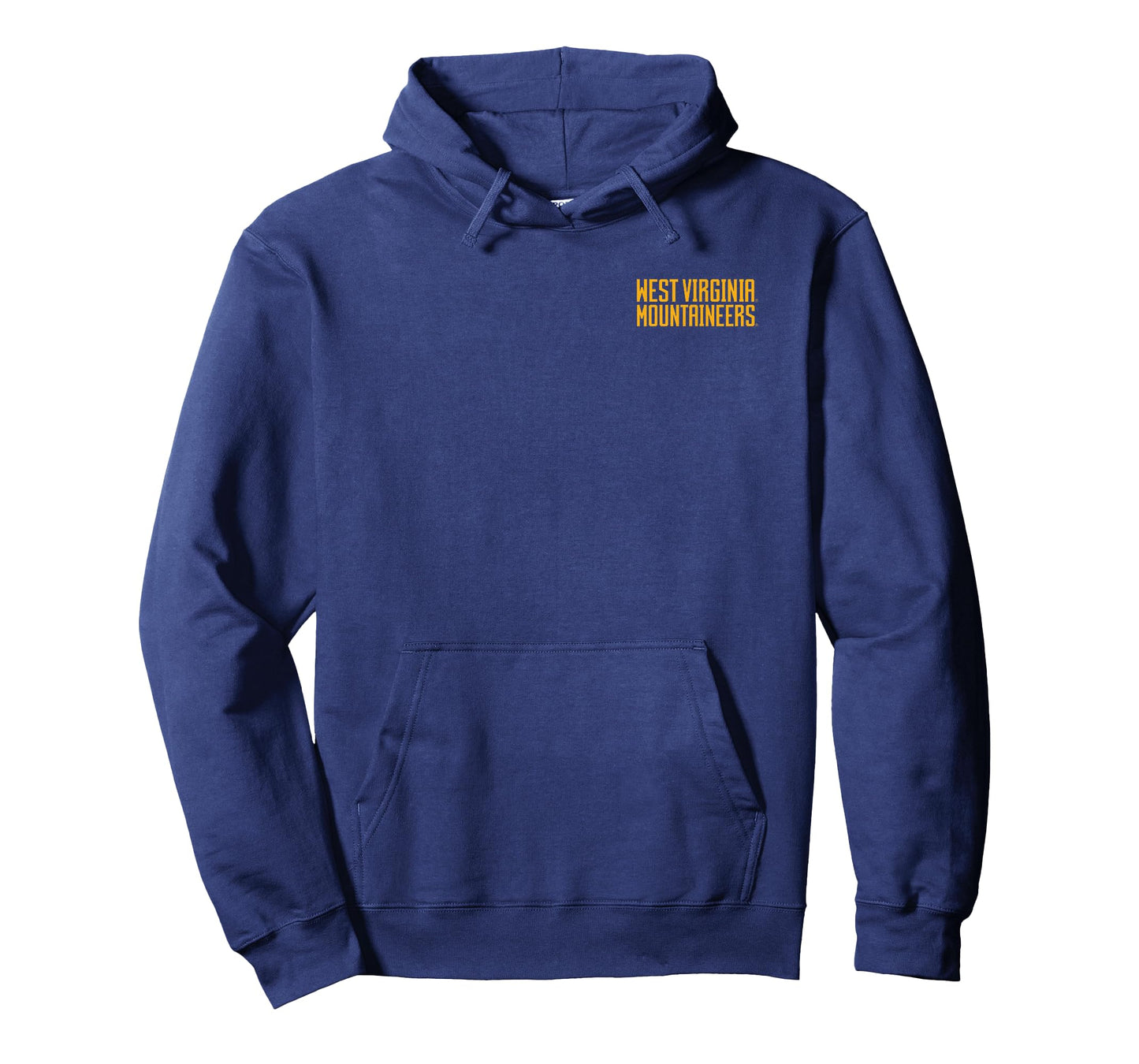 West Virginia Mountaineers Front/Back Football Helmet Navy T-Shirt