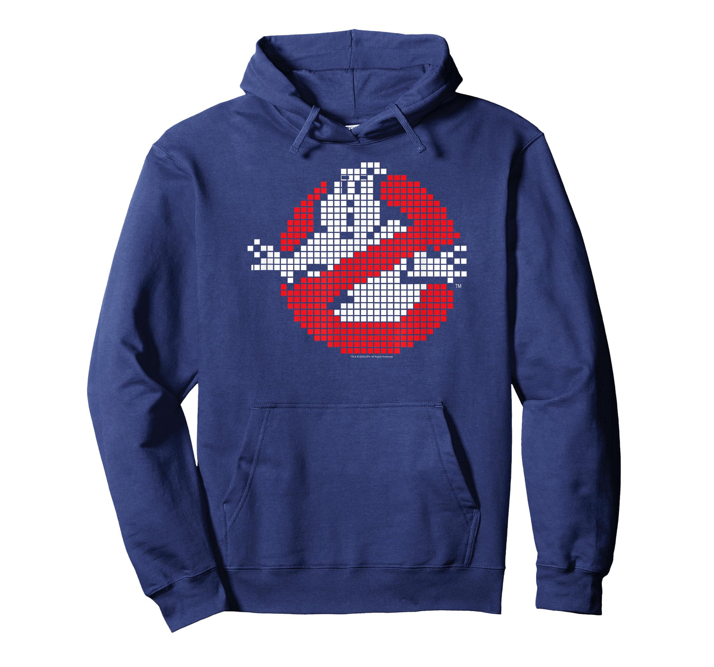 Ghostbusters 8-Bit No Ghost Logo Retro Movie T-Shirt