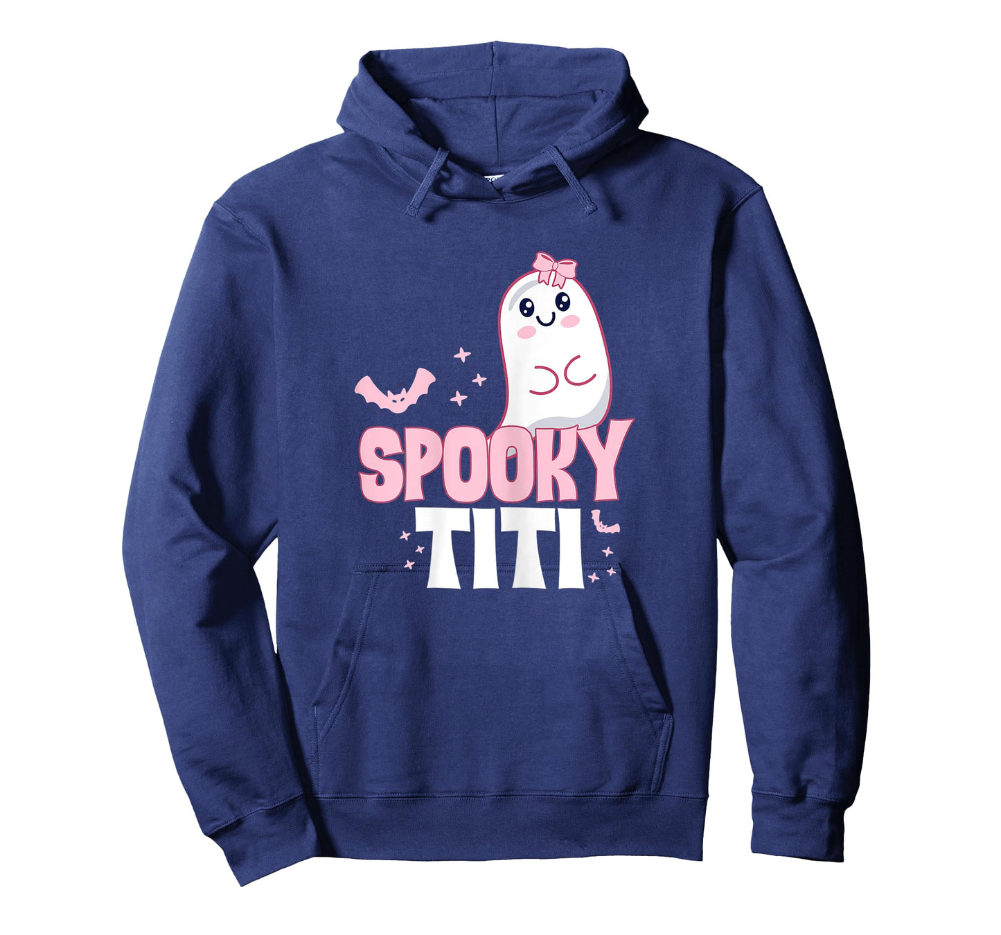 Womens Spooky Titi Family Cute Pink White Ghost Boo Halloween T-Shirt