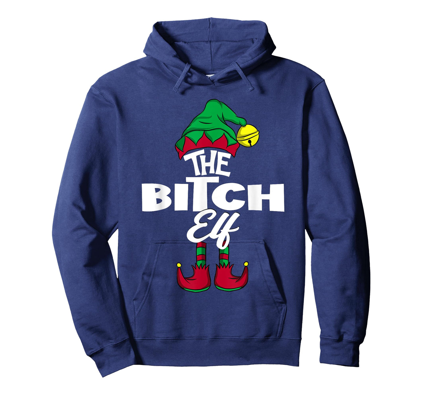 The BITCH Elf Family Group Matching PJ Christmas Gift T-Shirt