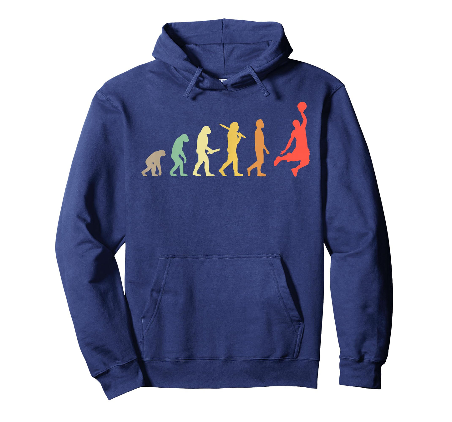 Retro Basketball Evolution Gift For Basketball Players T-Shirt