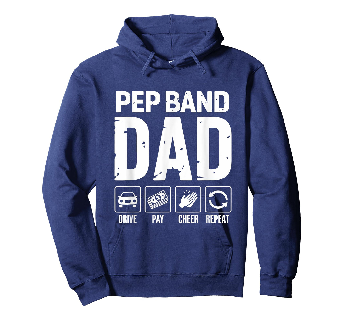 Pep Band Dad Drive Pay Cheer Dad Of A Band Player T-Shirt