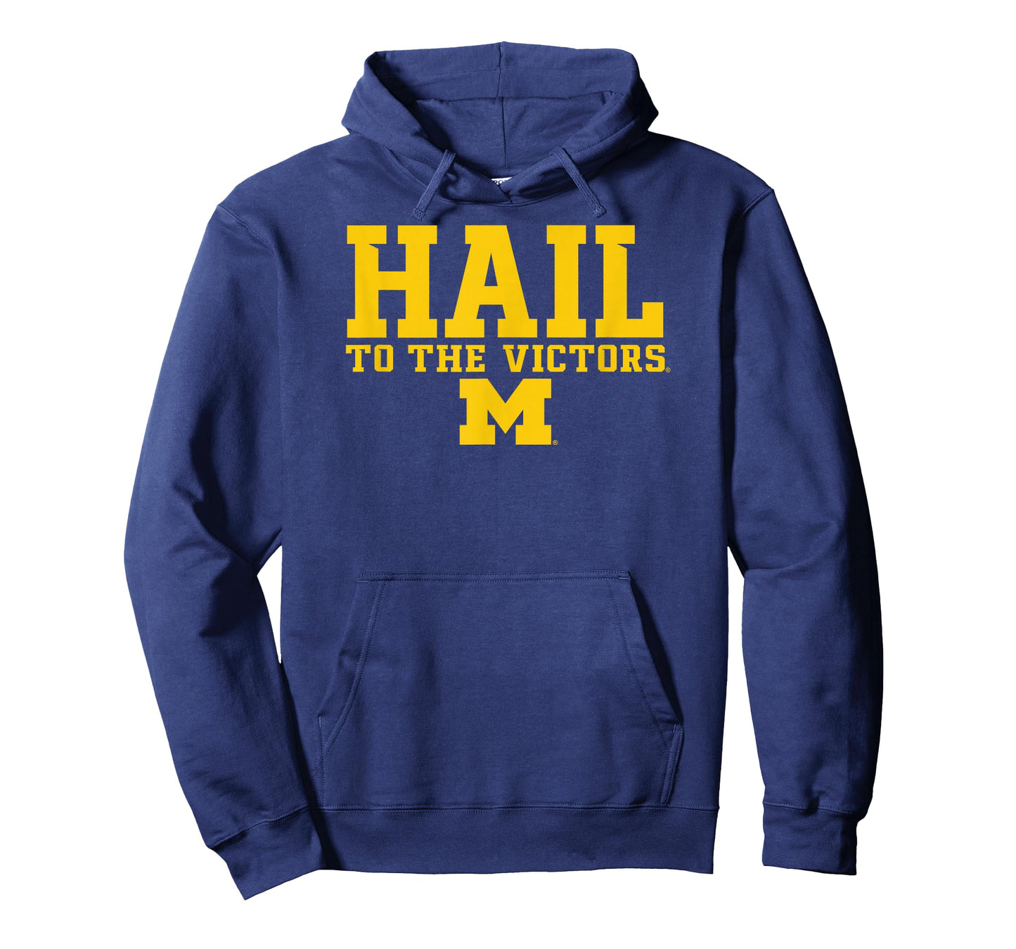 Michigan Wolverines Hail to The Victors Navy Blue T-Shirt