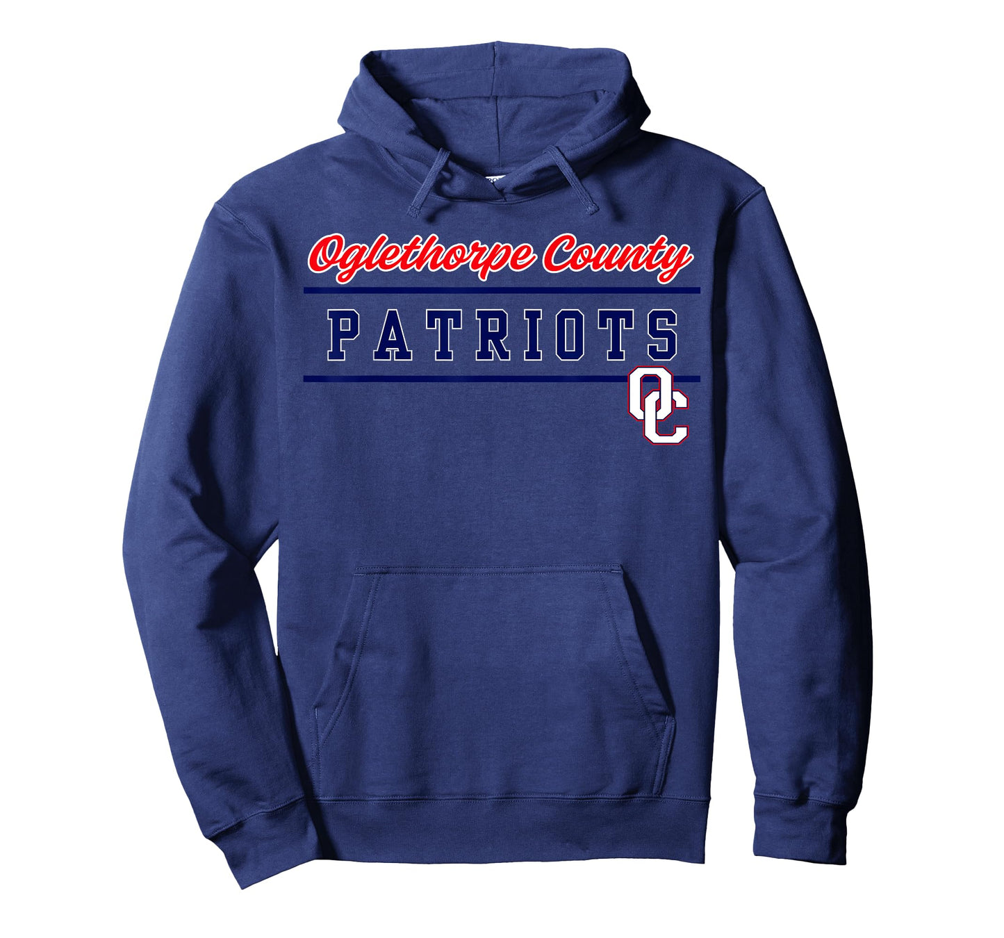 Oglethorpe County High School Patriots Lined Up T-Shirt