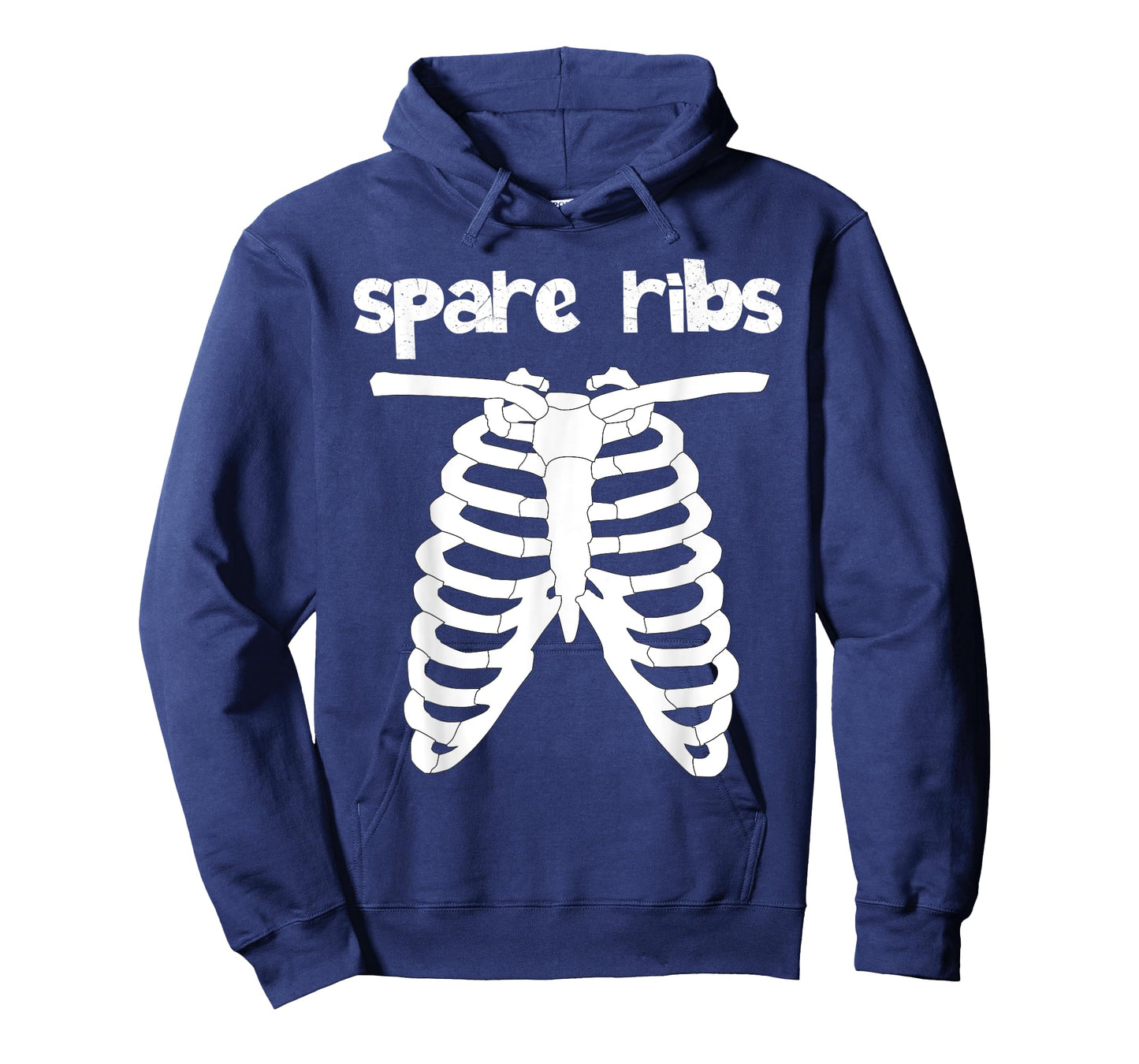 Funny Easy Lazy Halloween Costume Spare Ribs Bones Dress Up T-Shirt