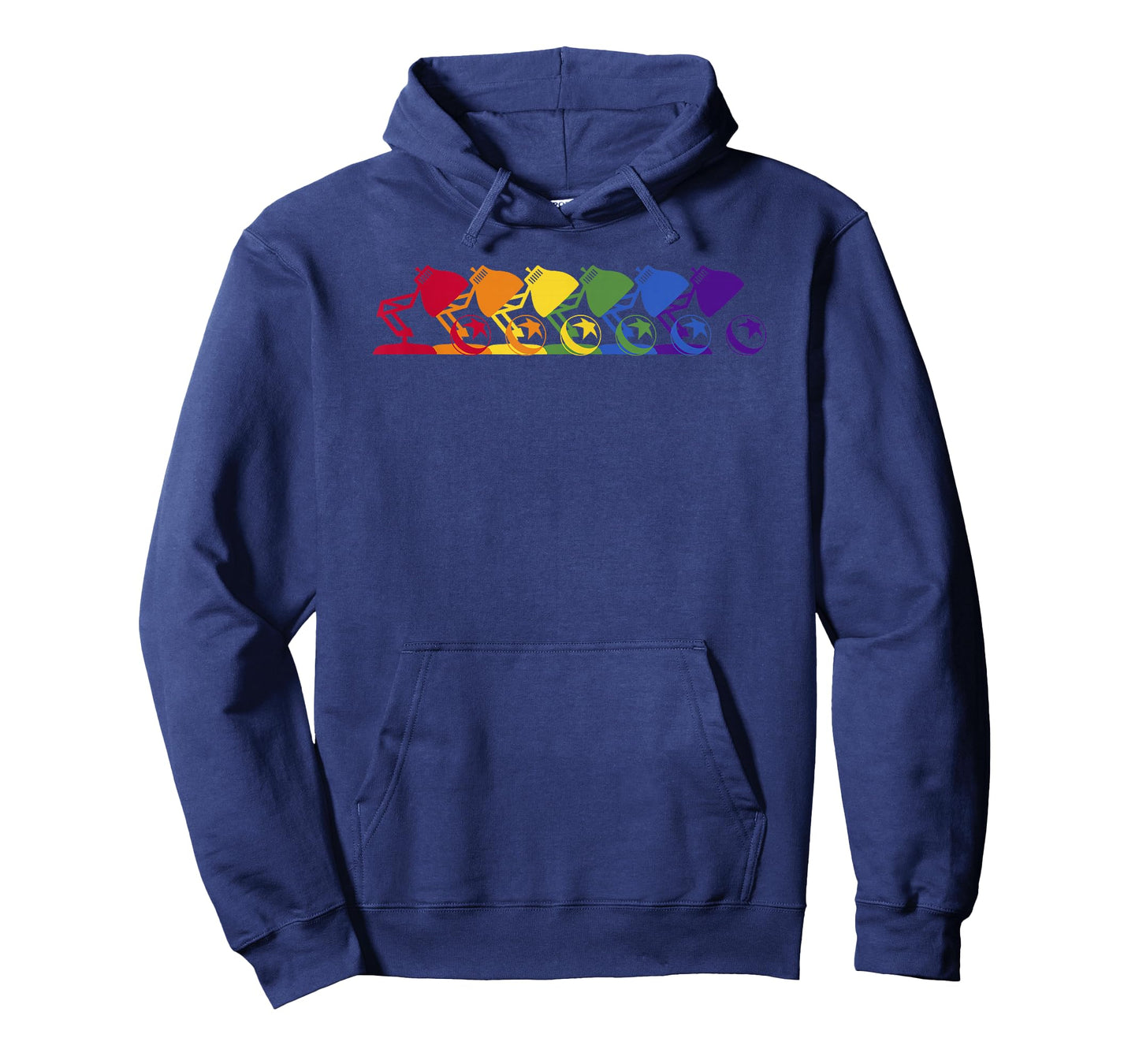 Disney Pixar Repeating Rainbow Pixar Logo T-Shirt