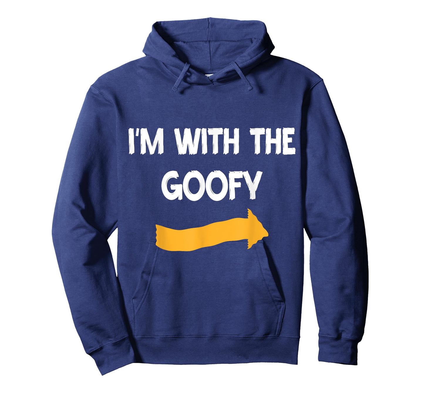 I'm With Goofy Halloween Costume Funny Couples Matching T-Shirt