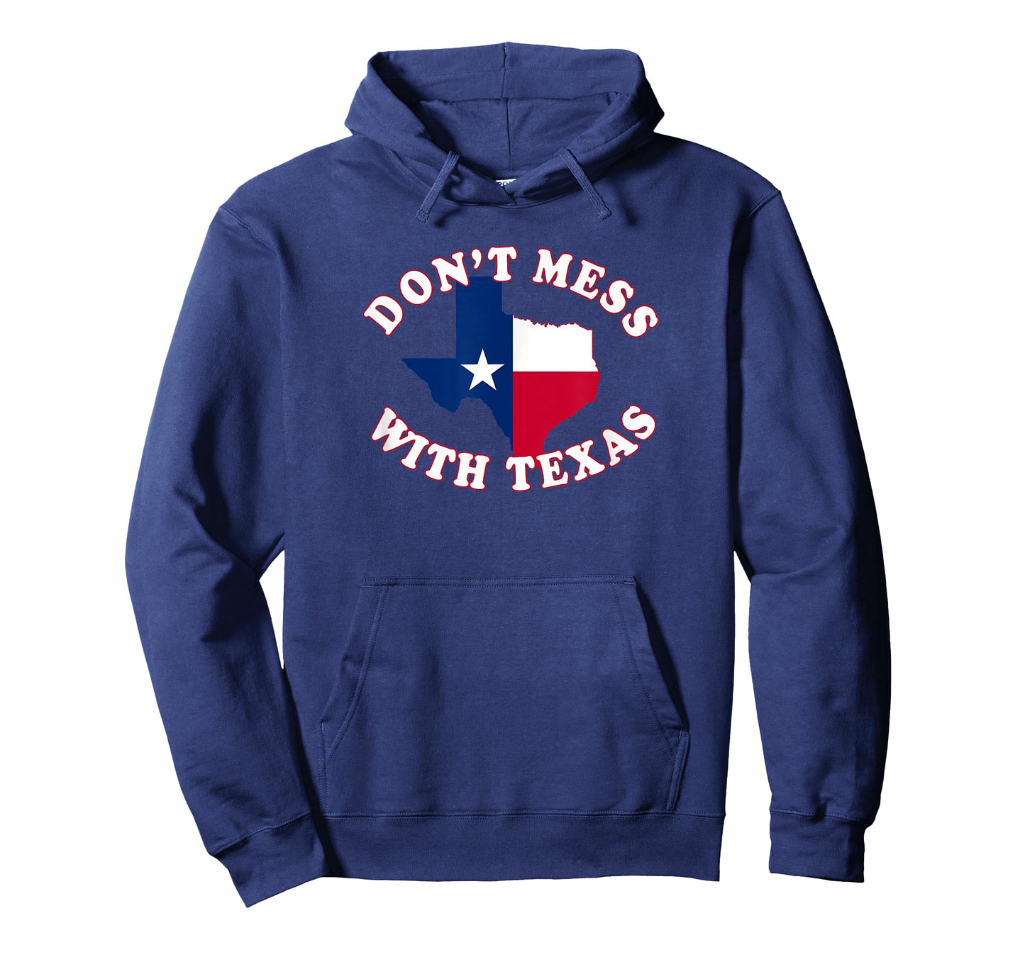 Don't Mess with State Outline and Flag Texas T-Shirt