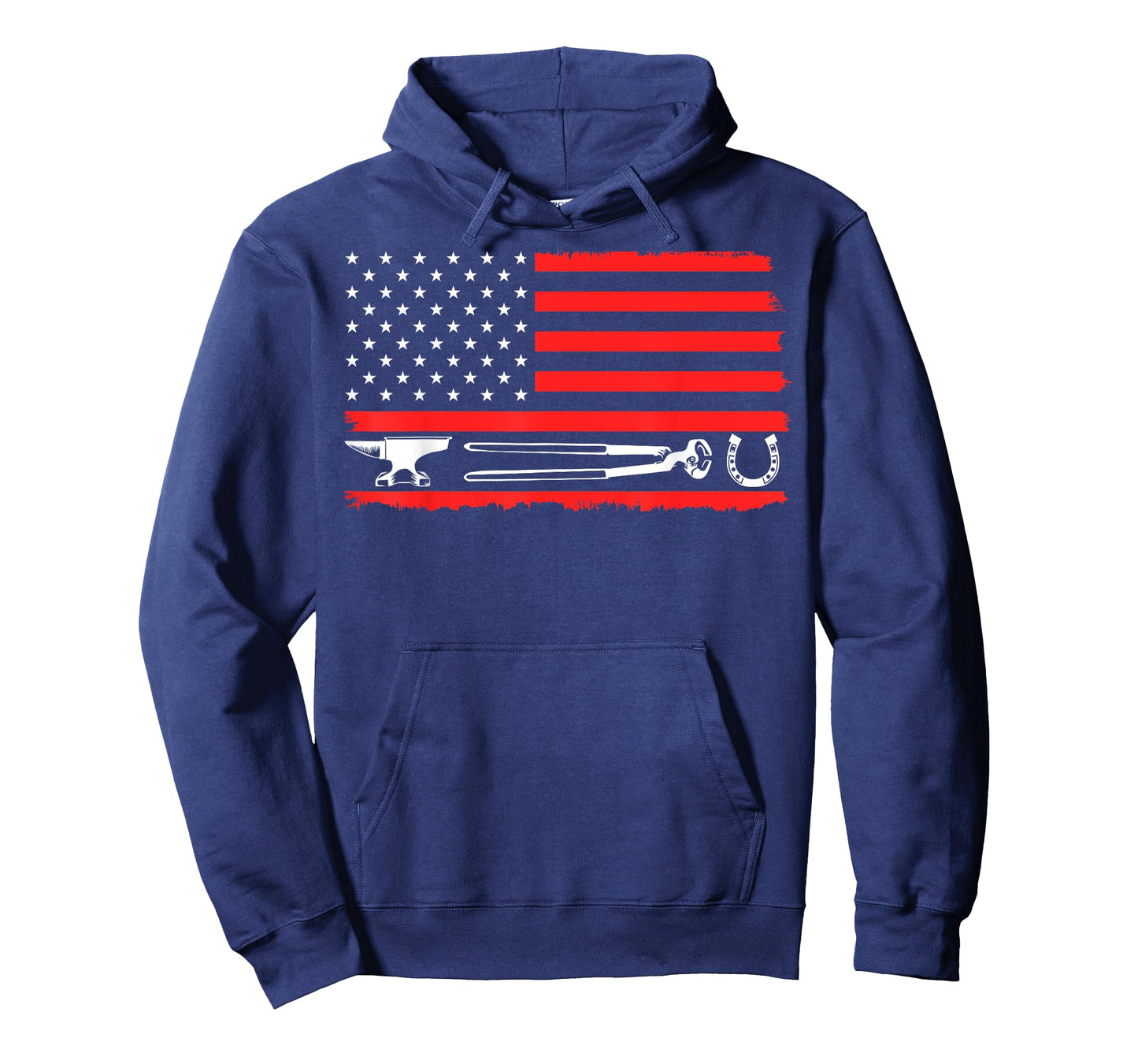 Funny Farrier Gift For Men Cool Farrier Tools American Flag T-Shirt