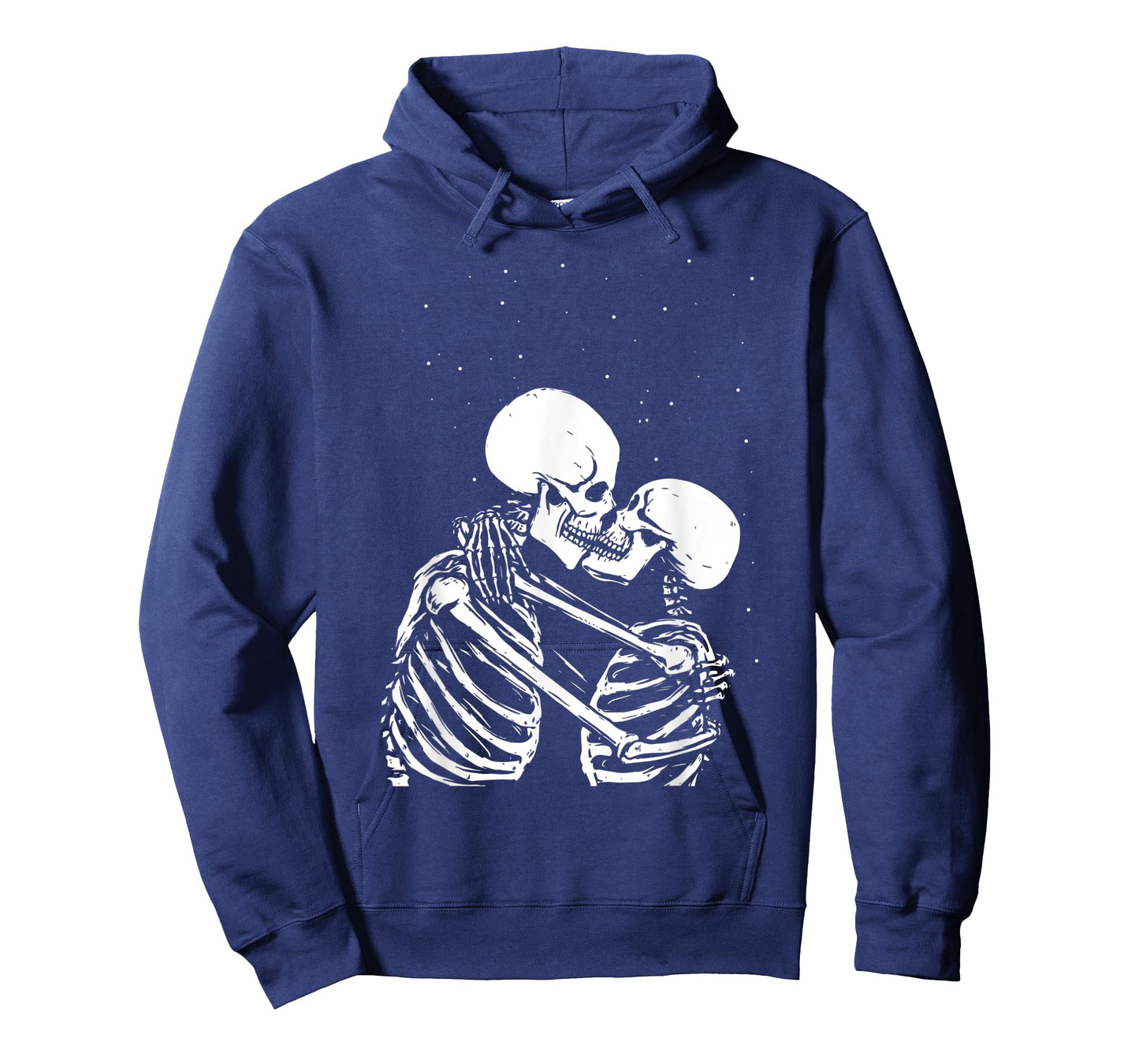 Skeleton Kissing Skull Couple Graphic Art Cool Goth-ic Gifts T-Shirt
