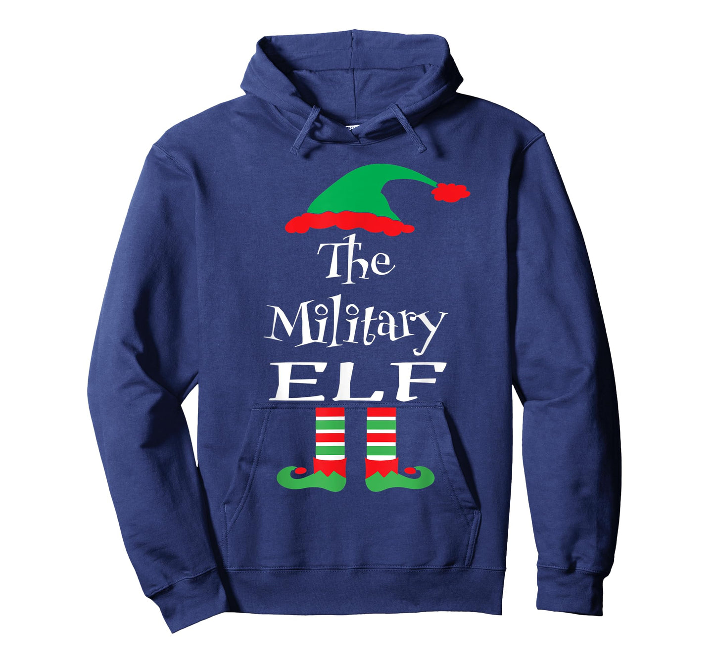 Funny The Military Elf Shirt Xmas Family Matching Women Men T-Shirt