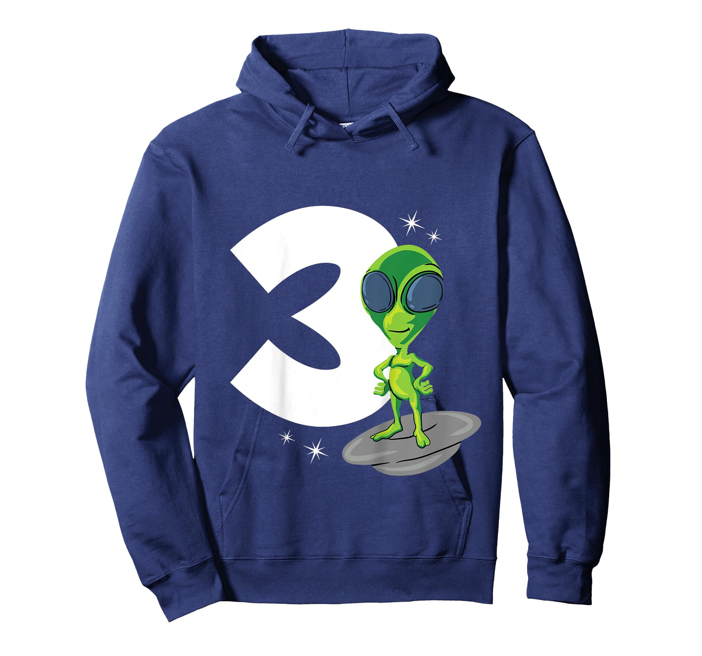 Kids 3 Years Old Boy Alien 3rd Birthday T-Shirt