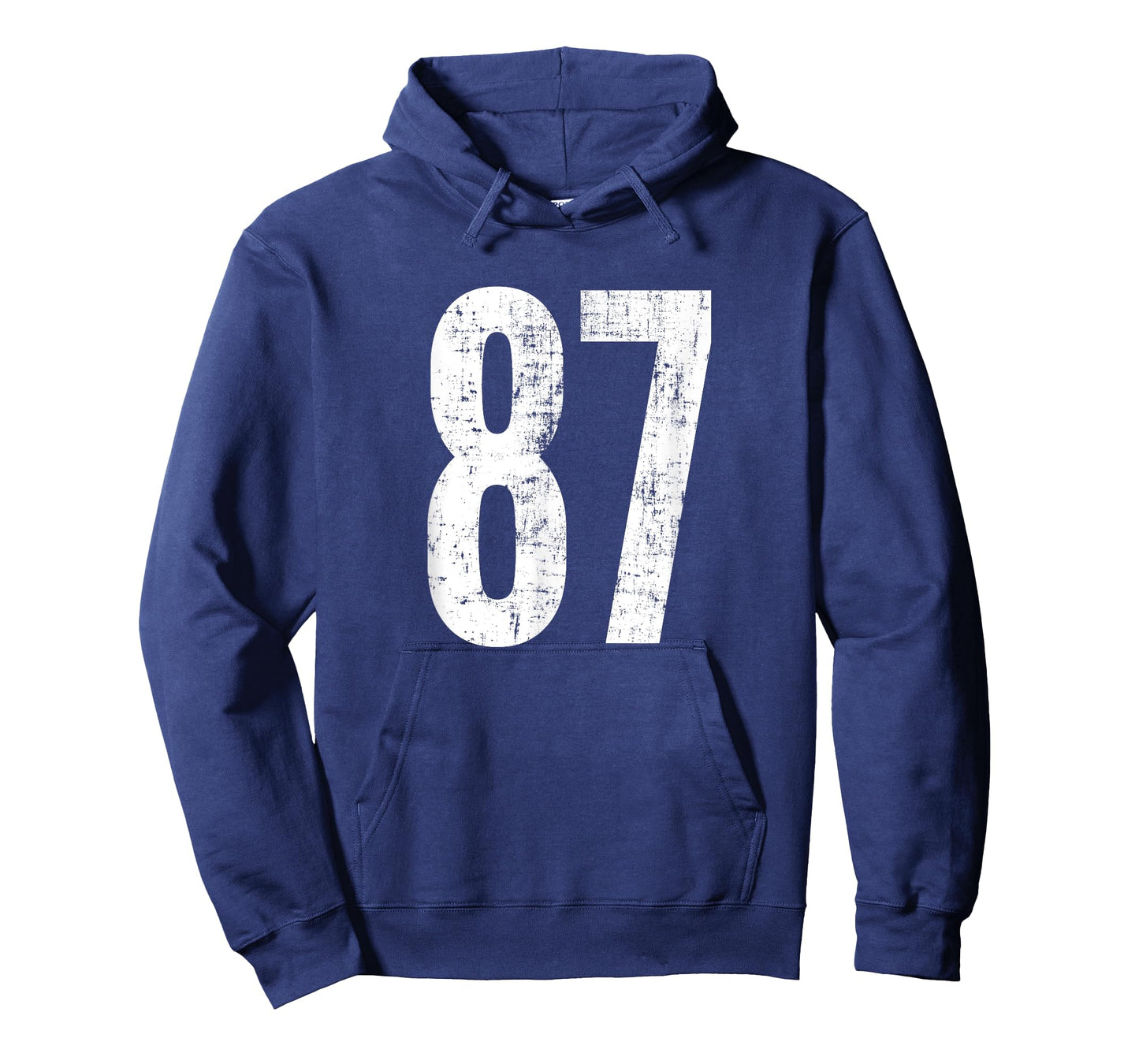 Number 87 Eighty-Seven Distressed Vintage Sport Team Players T-Shirt