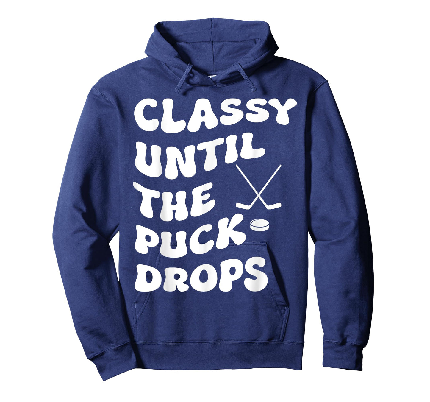 Groovy Classy Until the Puck Drops Hockey Women T-Shirt