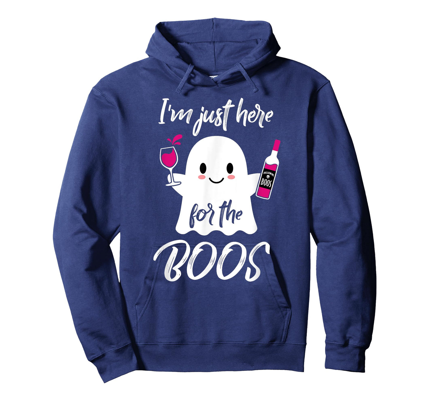 I'm Just Here For The Boos Funny Halloween T-Shirt Wine T-Shirt
