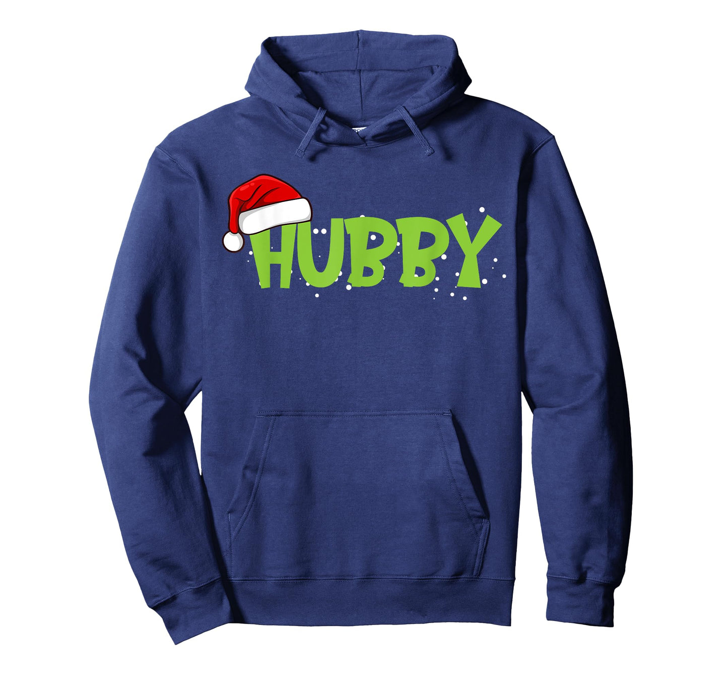 Santa Hat Husband Family Matching Christmas Lights Funny T-Shirt