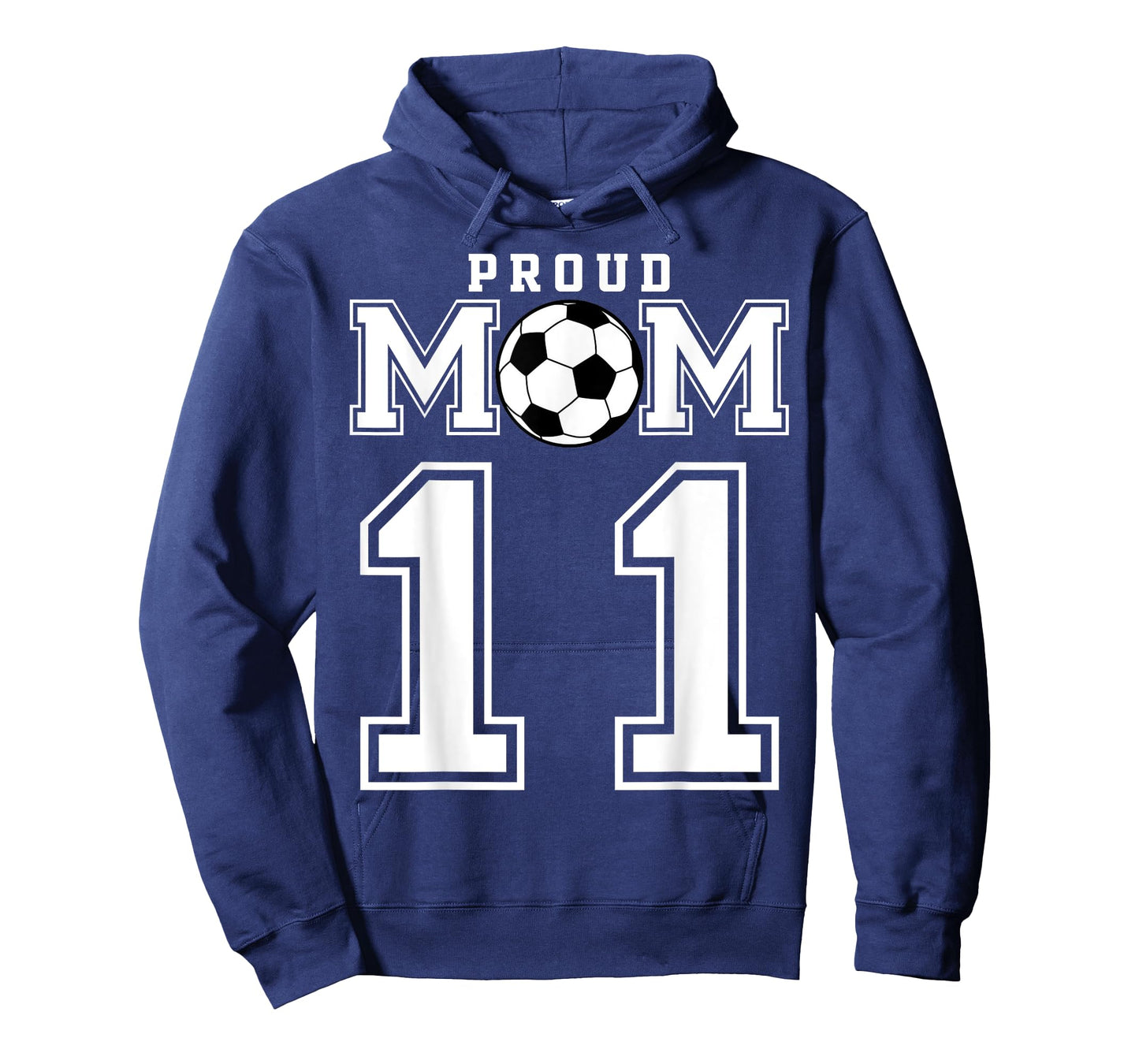 Number 11 Custom Proud Soccer Futbol Mom Personalized Women T-Shirt