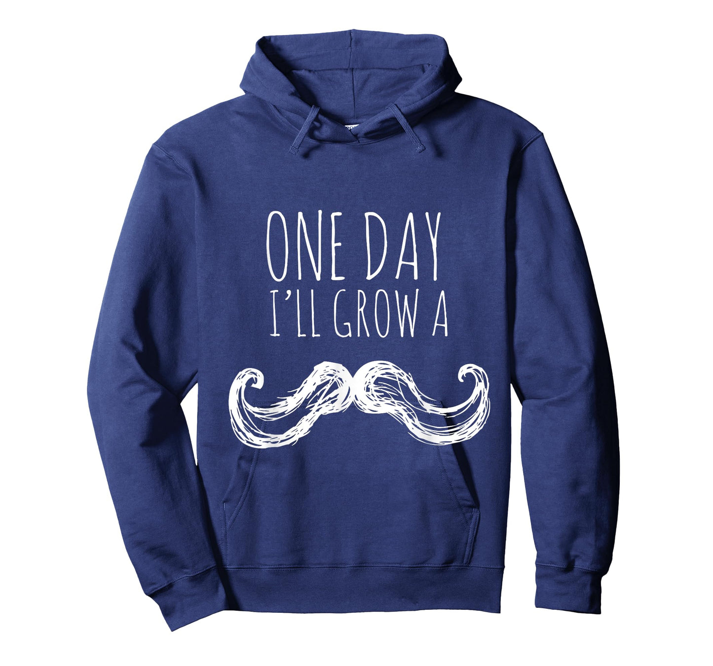 One Day I'll Grow a Mustache Funny Toddler Kids T-Shirt