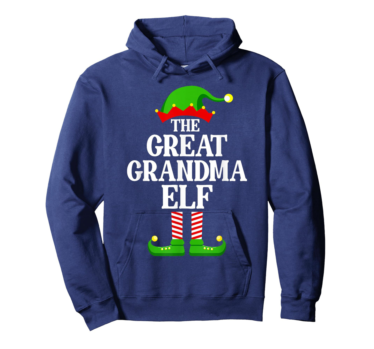 Great Grandma Elf Family Matching Group Funny Christmas T-Shirt