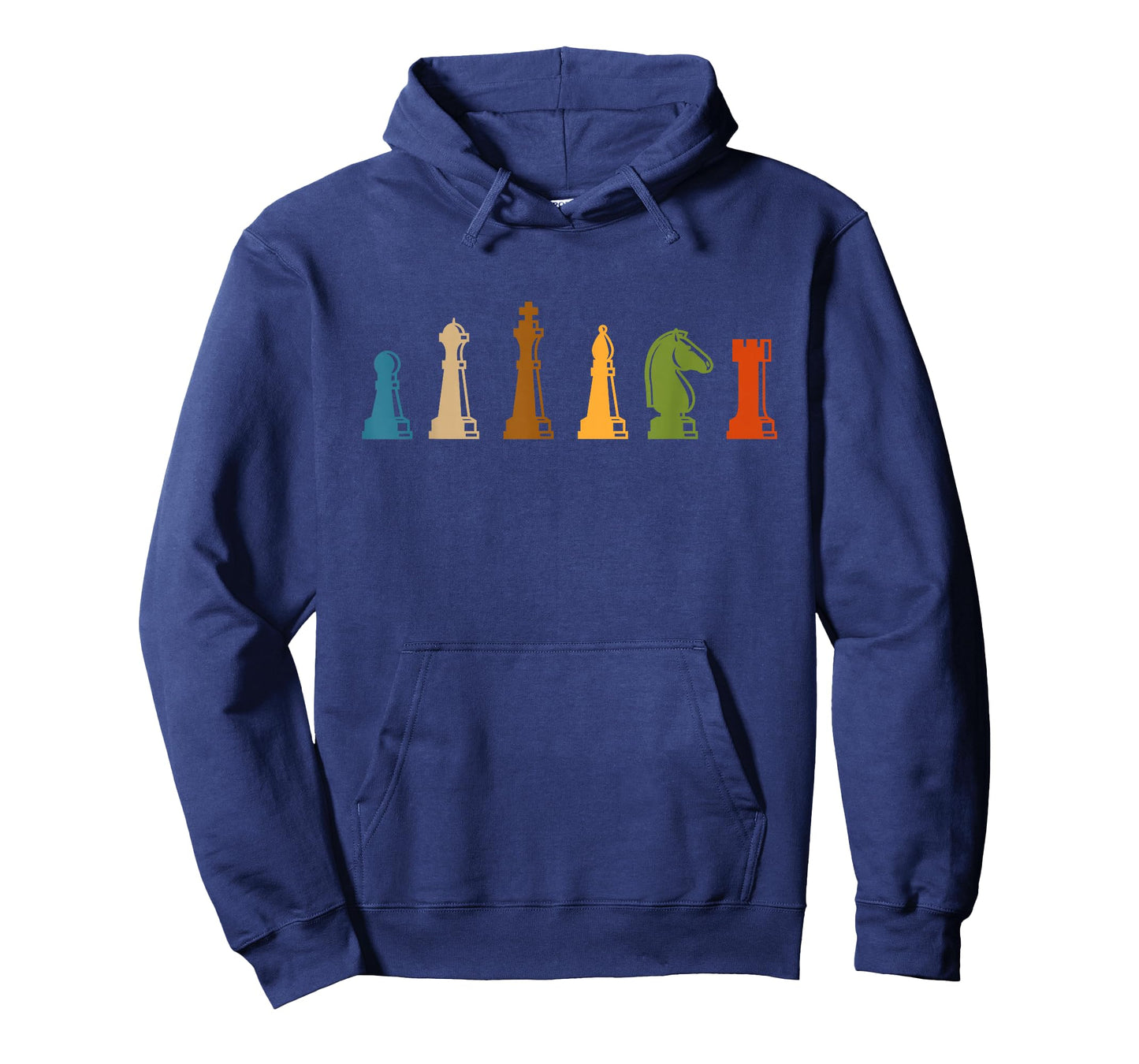 Chess Figure Board Game Brain Sports Nerd Gift Retro Chess T-Shirt