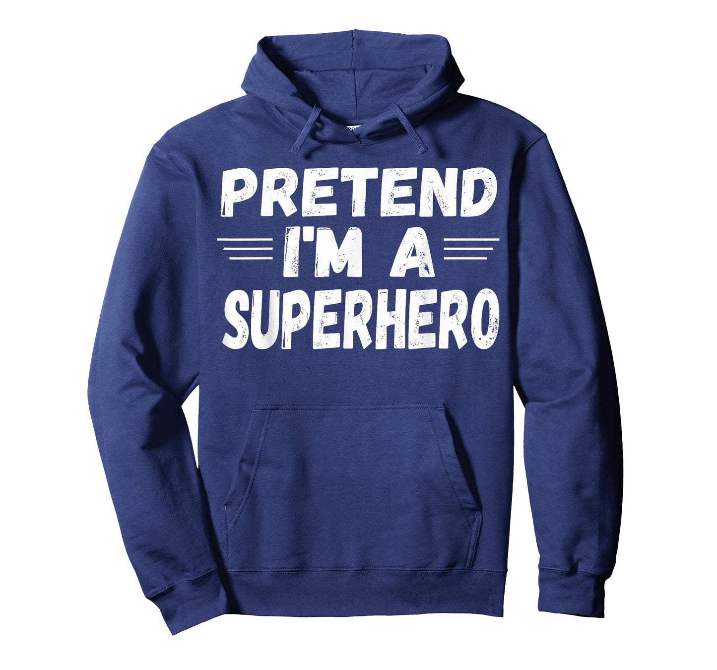Funny Easy Lazy Halloween PRETEND I'M A SUPERHERO tee T-Shirt