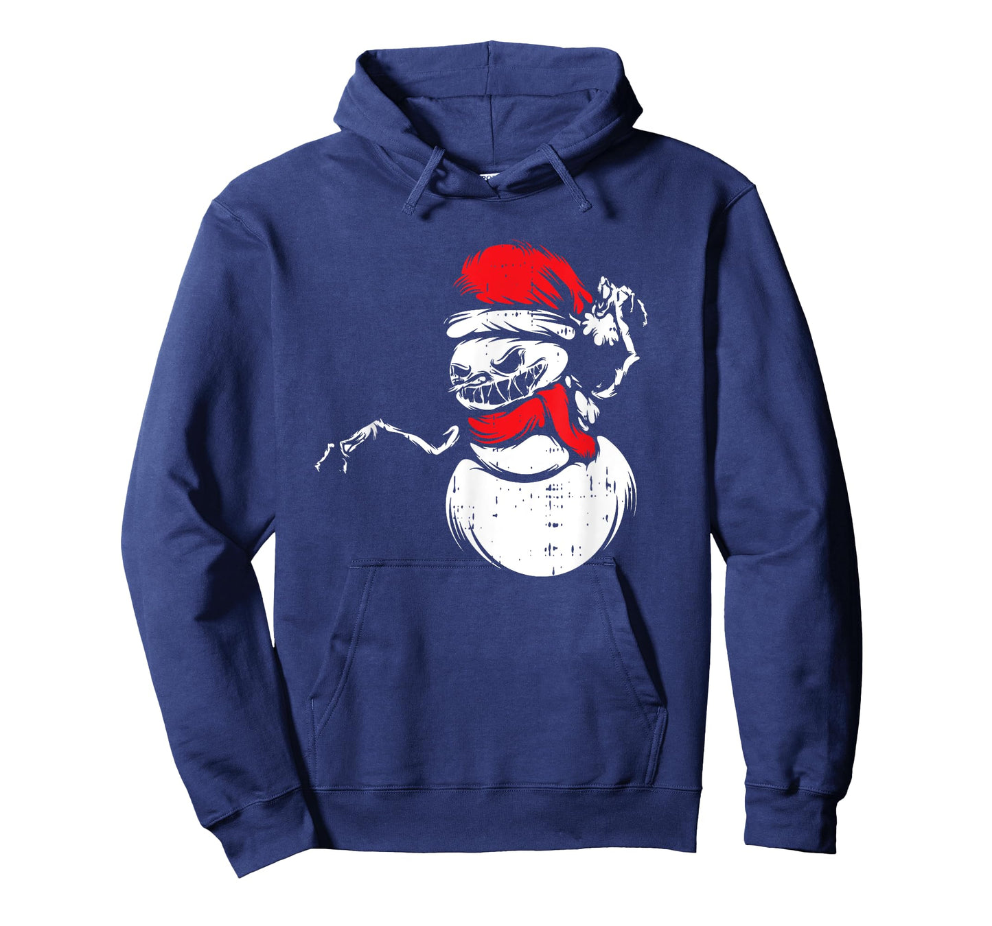 Monster Snowman Santa Hat Christmas Pajama X-Mas Winter T-Shirt