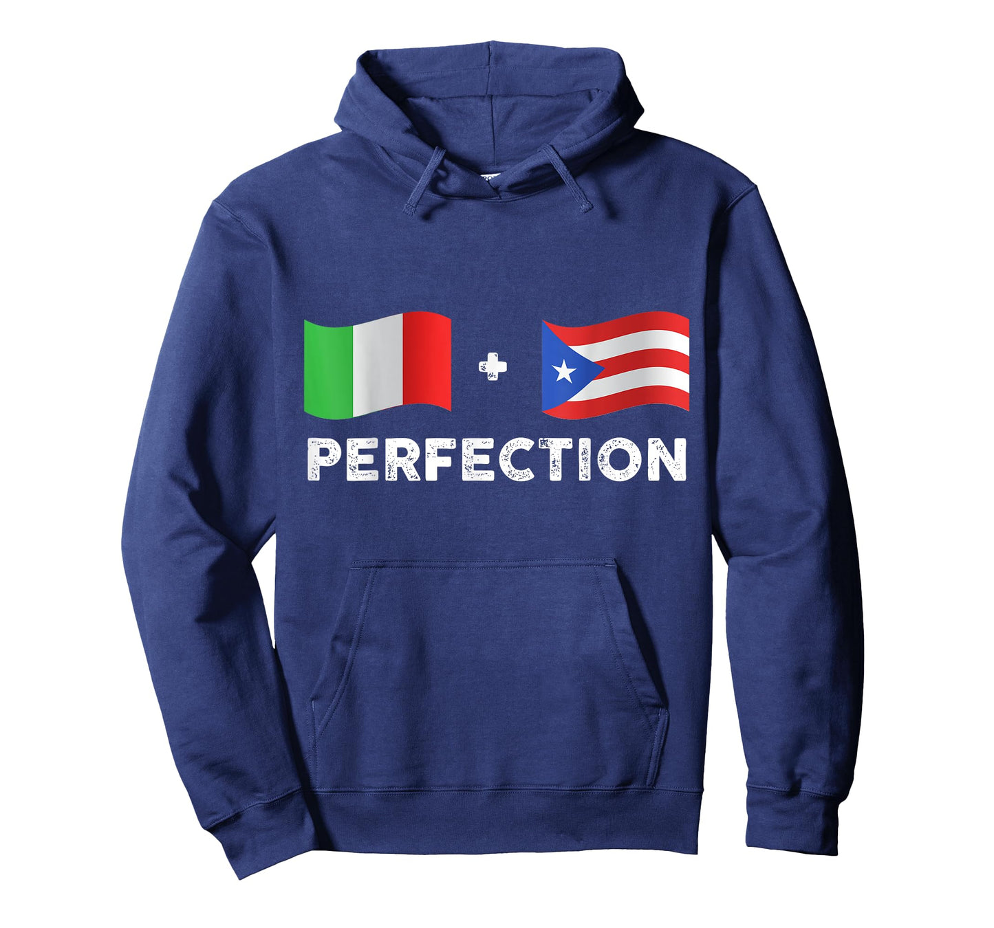 Perfection Italian And Puerto-Rican Flag Patriotic Design Women Men T-Shirt