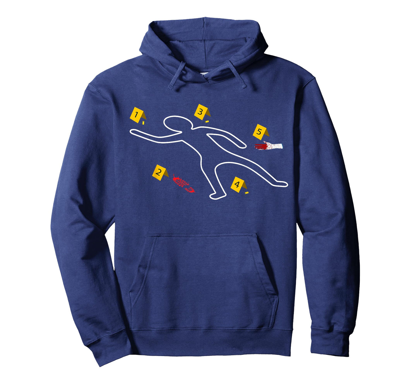 Victim Murder Crime Scene Chalk Outline True Crime T-Shirt