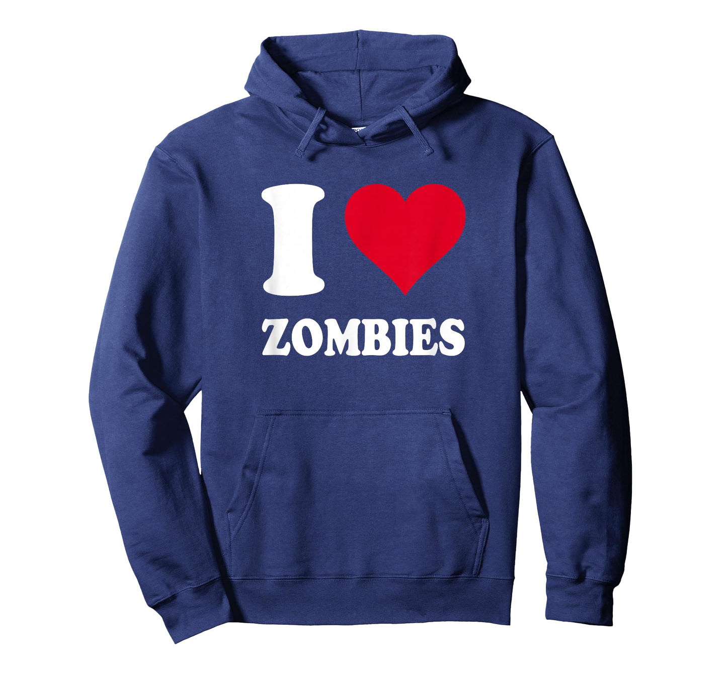 Red Heart I Love Zombies T-Shirt