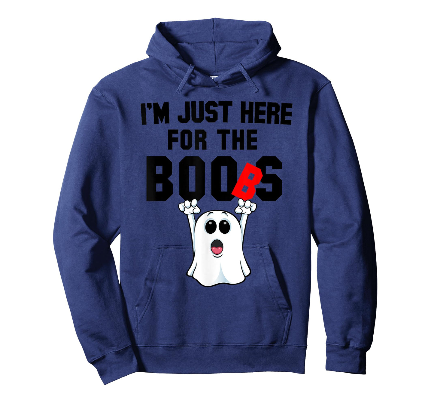 Just Here For the Boos Boob Ghost Mens Halloween Shirt T-Shirt