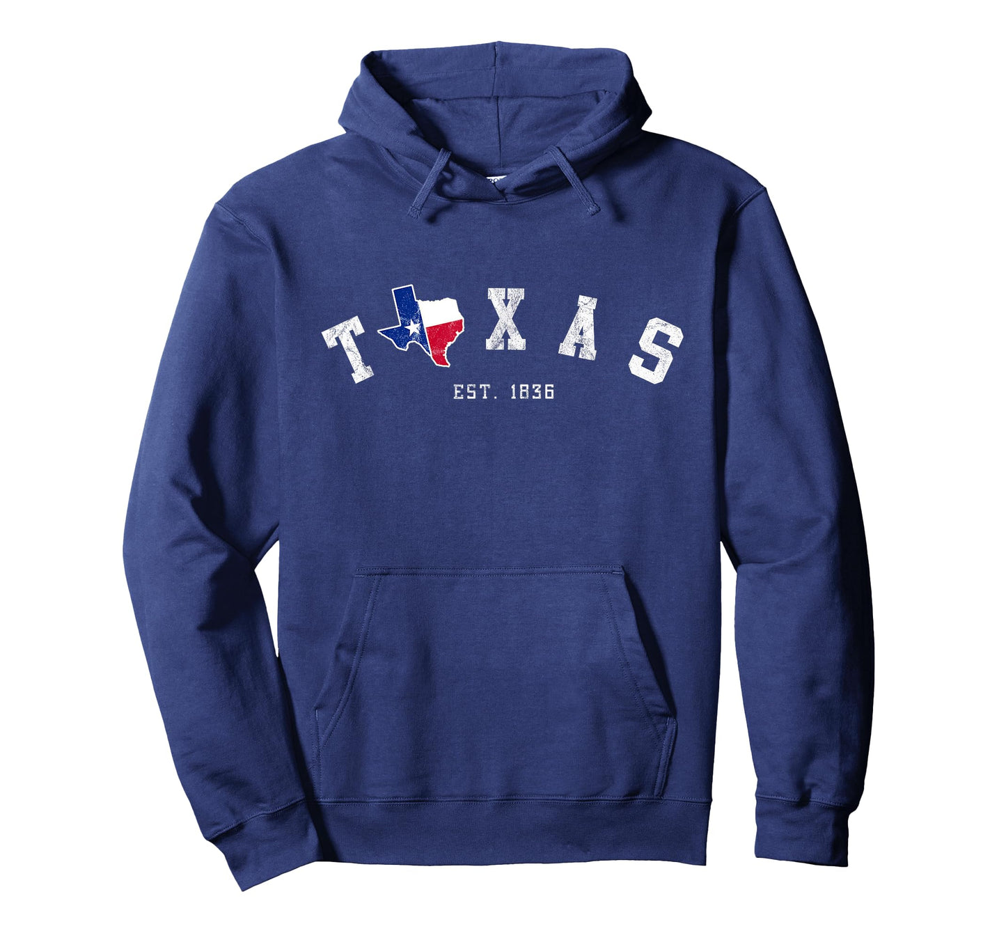 Texas T Shirt Vintage Texas State Est. 1836 With Texan Flag T-Shirt