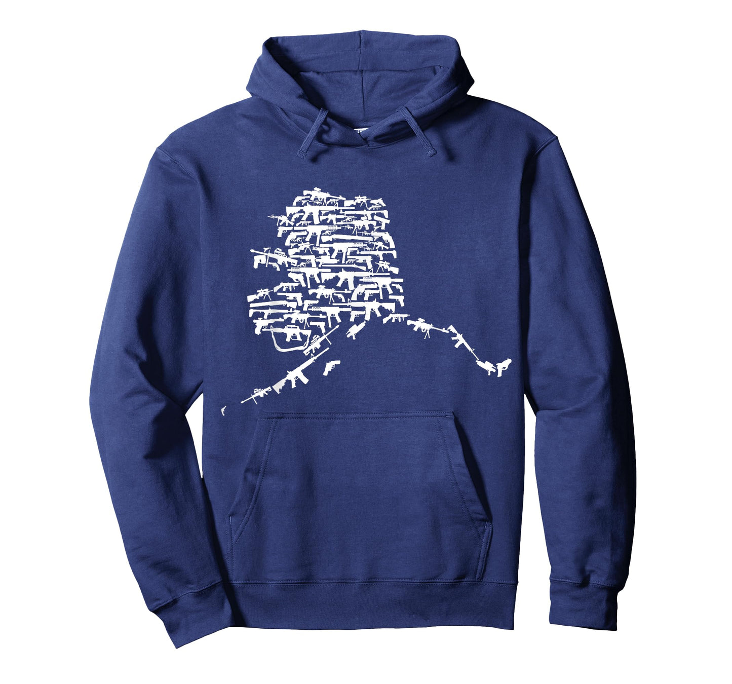 State of Alaska made up of Guns 2nd Amendment T-Shirt