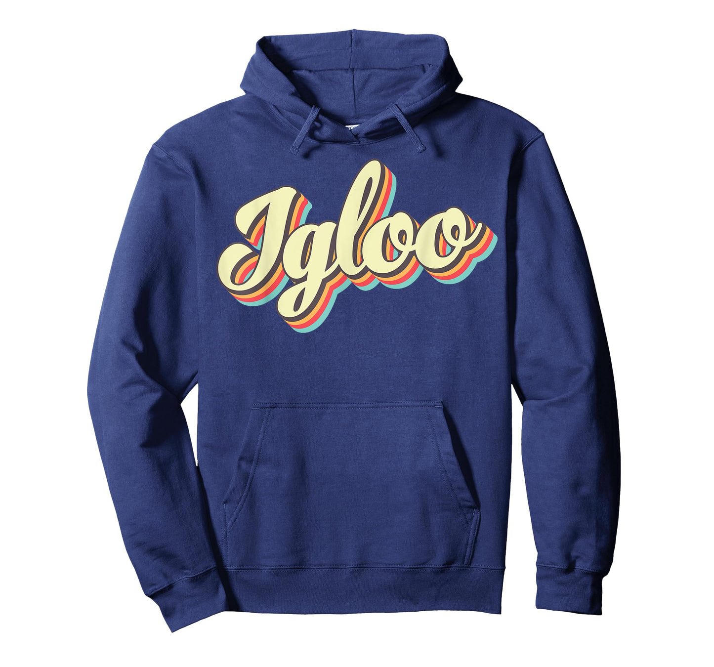 Igloo TShirt Retro Art Baseball Font Vintage T-Shirt