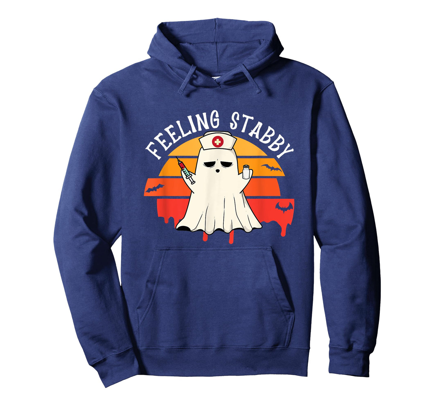 Feeling Stabby Phlebotomy Nurse Ghost Halloween Phlebotomist T-Shirt