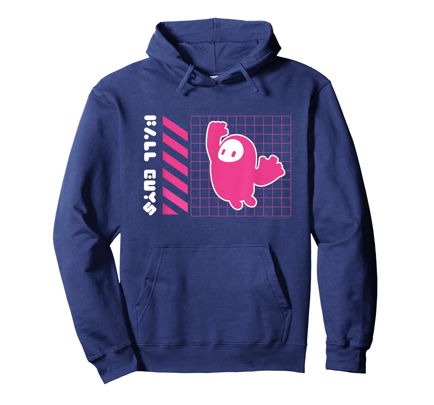 Fall Guys Neon Grid Jumping Bean Gamer Vibes T-Shirt