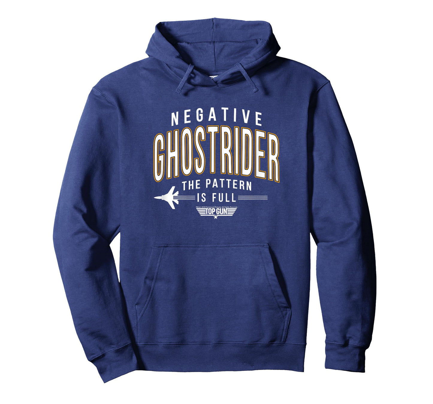 Top Gun Negative Ghostrider Pattern is Full Text T-Shirt