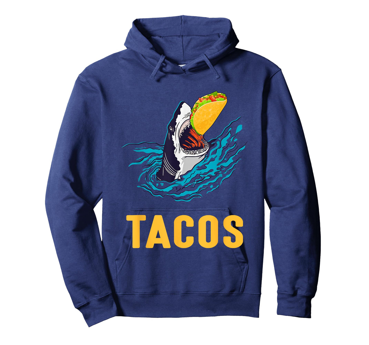 Mens Womens Tacos Shark Jaws Taco Lover T-Shirt