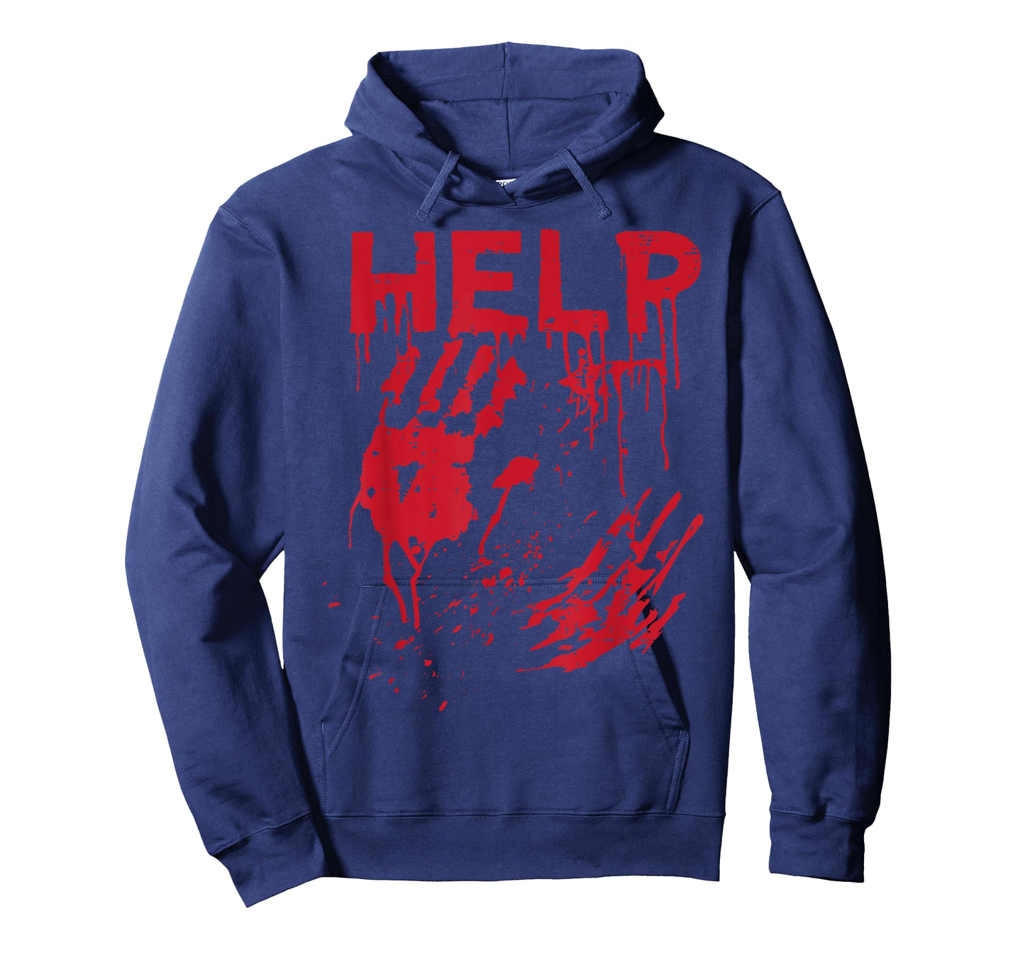 Halloween Help Blood Hands Funny Zombie Costume Men Women T-Shirt